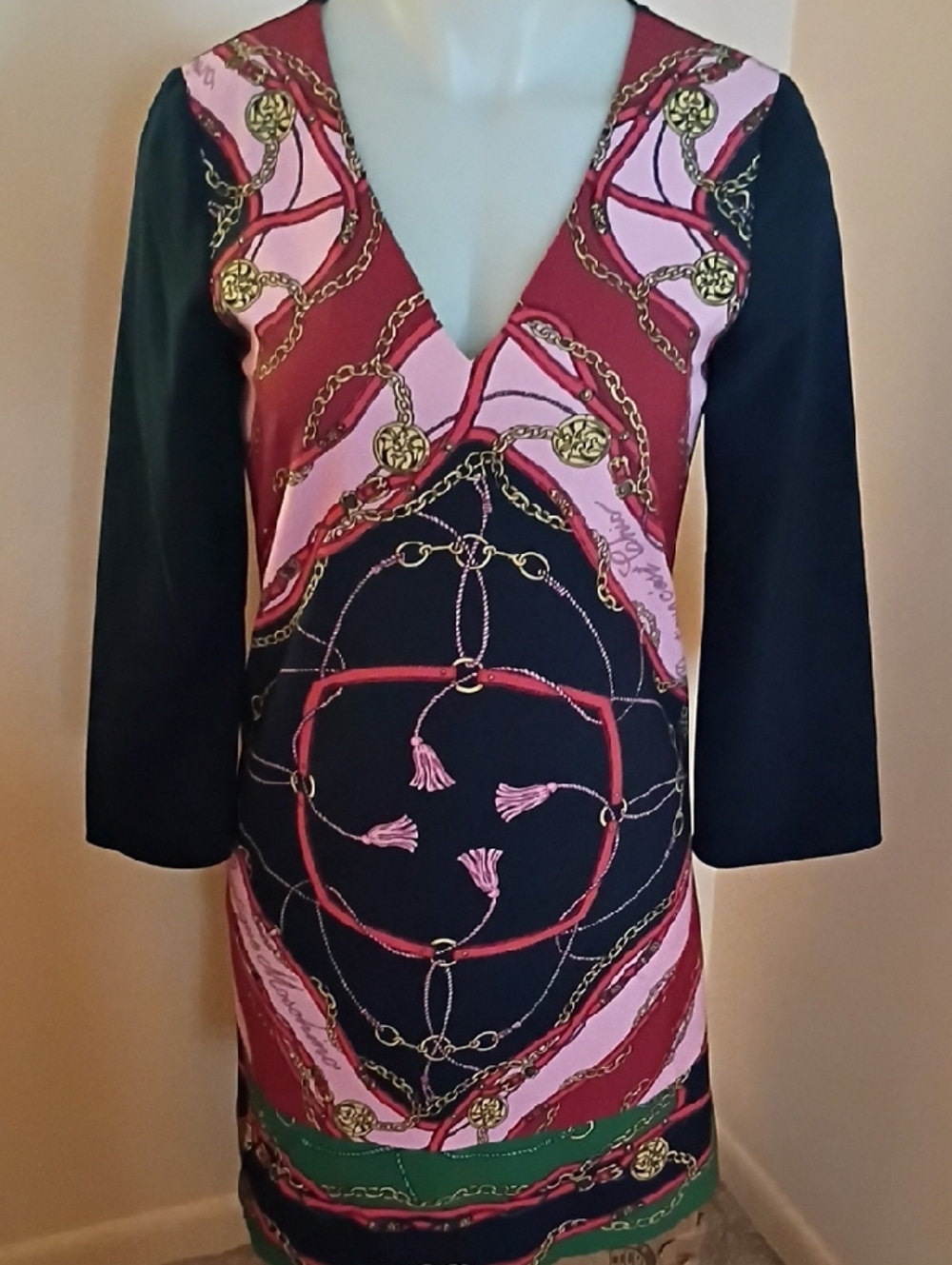 Moschino Black Label Patch with White Embroidered Logo